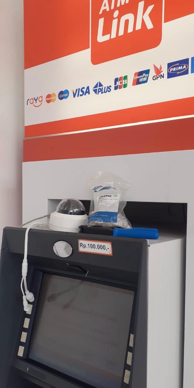 Pemasangan CCTV Mesin ATM BRI 